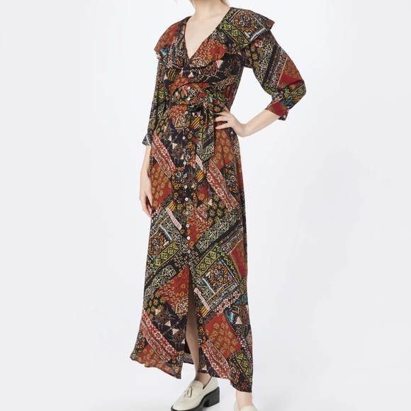 NWT FREE PEOPLE WRAP DRESS - Picture 6 of 6